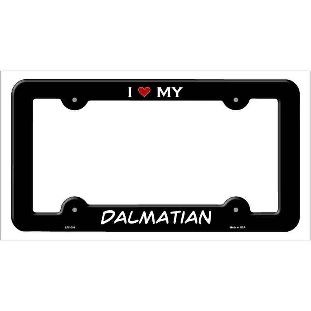 I Love My Dalmatian Metal License Plate Frame eBay Motors:Parts & Accessories:Car & Truck Parts & Accessories:Exterior Parts & Accessories:License Plates & Frames Style Your Walls